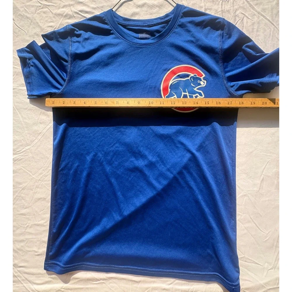 MLB Chicago Cubs Kris Bryant 17 Youth Large Royal Blue Player T-Shirt